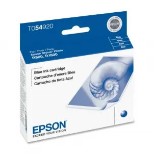 Original Epson T054920 Blue Cartridge R800 R1800