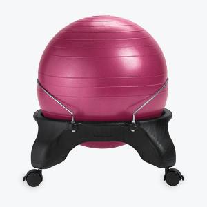 Gaiam 562390 Backless Balance Ball Chair Fuchsia