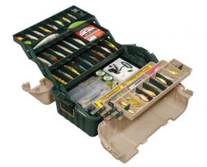 Frabill 861600 Plano Hip Roof Tackle Box W6 Trays - Greensandstone