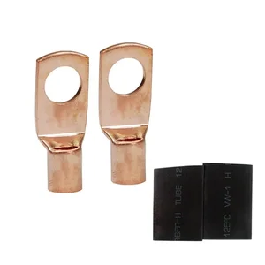 Nippon ISPTRC410 Nippon 4 Gauge Copper Ring Tongue Terminal For 516