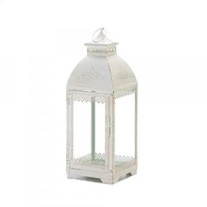 Gallery 10018613 Large White Lace Victorian Style Lantern