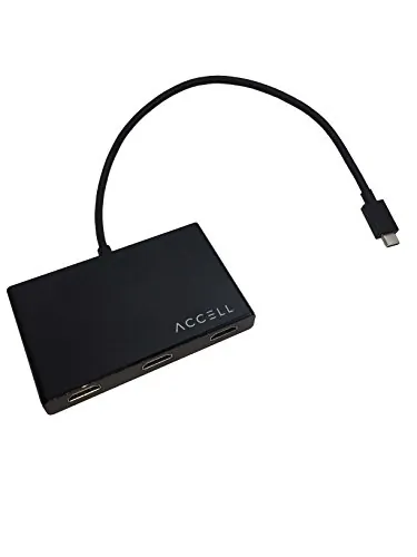 Accell U228B-001B Accesseory U228b-001b Usb-c To 3 Hdmi 1.4 Mst Poly B