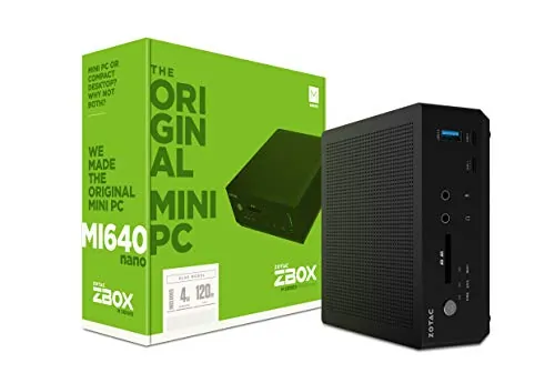 Zotac ZBOX-MI640NANO-P-U Zbox Mi640 Nano Mini Pc - Core I5, 4gb Ram, 1