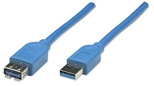 Manhattan 322447 (r)  A-male To A-female Superspeed Usb 3.0 Extension 