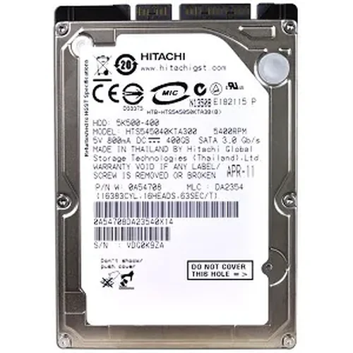 0A78252 | Hitachi Travelstar 5K500 HTS545025B9SA02 250GB