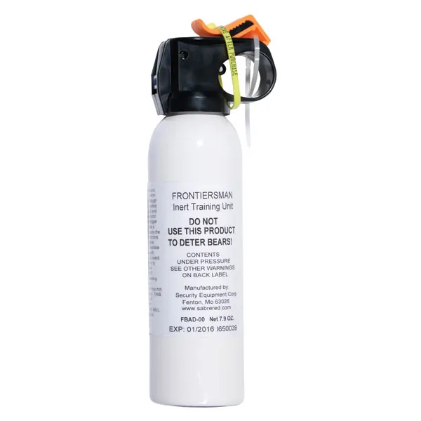 Frontiersman FBAD00 7.9 Oz Practice Bear Spray For Safety Training
