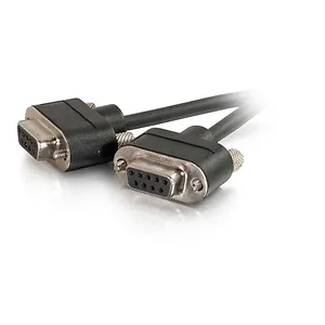 52150 | C2g 12FT RS232 DB9 Serial Cable F with Low Profile