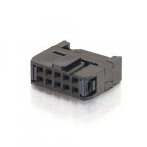 C2g 02204 50-pin Female Idc Flat Ribbon Connector - Keyed