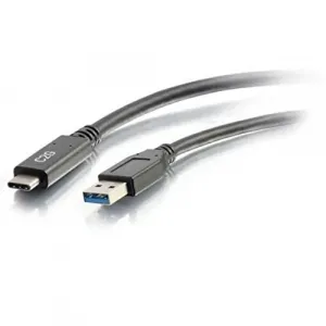 C2g 28833 10ft Usb 3.0 Type C To Usb A - Usb Cable Black Mm - 10 Foot 