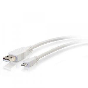 C2g 27442 3ft Usb 2.0 A To Micro-usb B Cable White - 3 Usb Cable