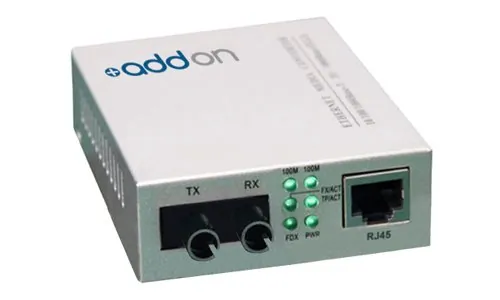 Addon ADD-FMC-FX-ST 10100base-tx(rj-45) To 100base-fx(st) Mmf 1310nm 2