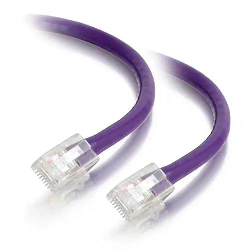 C2g 00586 1ft Cat5e Utp Network Patch Cable - Purple