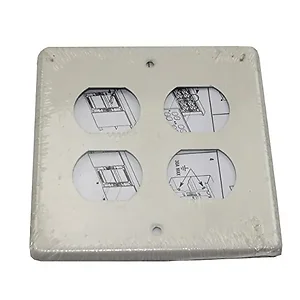 16203 | C2g Wiremold Two-Gang Cover for Two Duplex