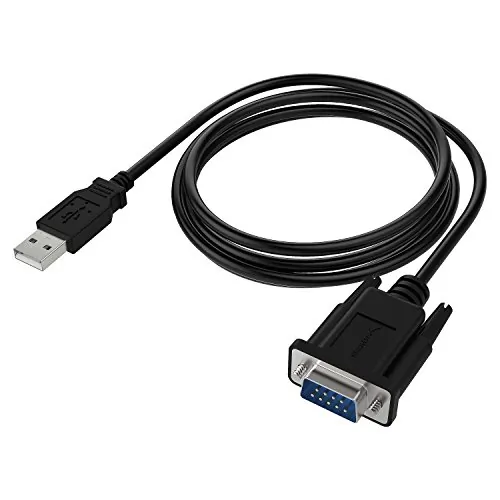 Micropac CB-DB9P Usb 2.0 To Serial (9-pin) Db-9 Rs-232 Converter Cable