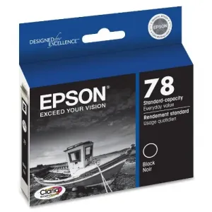 Original Epson T078120 Claria Ink Cartridge - Inkjet - Black - 1 Each