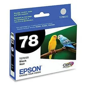 Original Epson T078120 Claria Ink Cartridge - Inkjet - Black - 1 Each