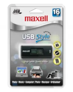 Maxell 503303 16gb Usb Black Style Usb-416bk