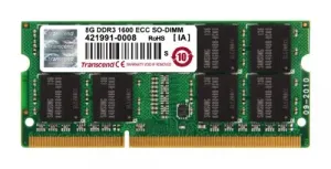 Transcend TS1GSK72V6H 8gb Ddr3 1600 Ecc So-dimm Memory Module