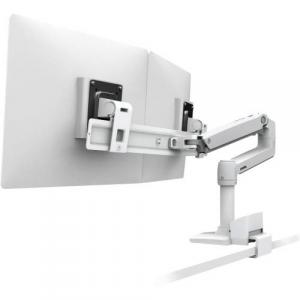 Ergotron 45-527-216 Lx Desk Dual Direct Arm With Top Mount C-clamp