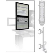 Ergotron RADMVBK Anthro Monitor Easy Track Vertical Extension