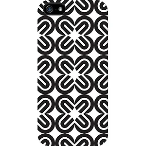 IP5V1WG-BOW-01 | Centon iPhone 5 White Case with Black and