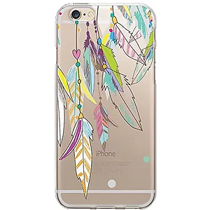 IP6V1CLR-HIP-09 | Centon OTM Hipsterprints Clear Phone Case