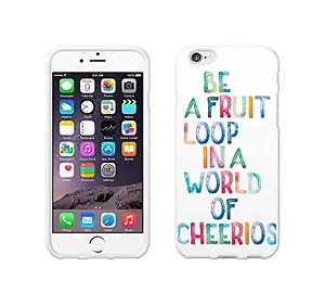 IP6V1WG-QTE-03 | Centon OTM Quotes Prints White Phone Case