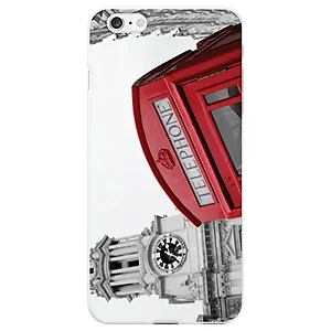 IP6PV1WG-RED-01 | Centon Stylish OTM POP PRINTS White Phone