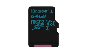 SDCG2/64GBSP | Kingston 64GB Canvas Go! MicroSDXC UHS-I V30