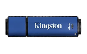 DTVP30DM/4GB | Kingston 4GB USB 3.0 Security Flash Drive