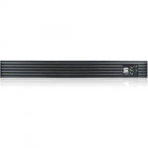 Istar D-118V2-ITX-DT Server Chassis - Rack-mountable - 2x Usb 2.0 - Bl