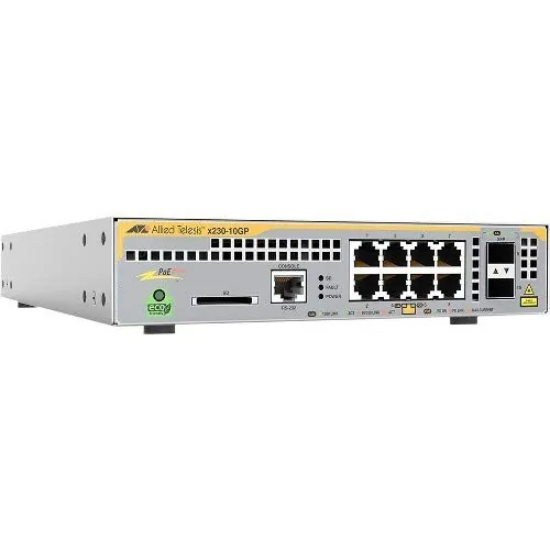 Allied ATX230-10GP-R-90 L3 Managed Switch, 8 X 101001000mbps Poe+ Port