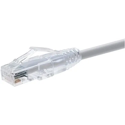 Unirise 10035 Clearfit Snagless Cat6 Ethernet Cable, Gray, 10ft