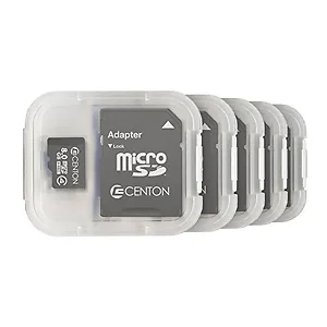 S1-MSDHC4-8G5PK | Centon 8GB Micro SDHC Class 4 Card