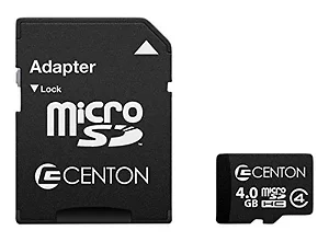 S1-MSDHC4-4GTAA | Centon TAA 4GB Micro SDHC Class 4 Flash