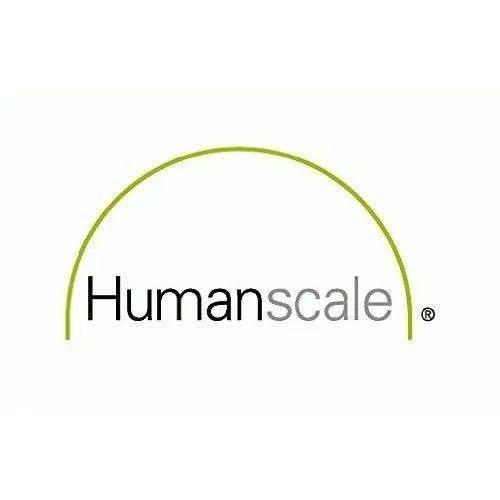 Humanscale M8-D-W-1-S--IND M8, Dual Mount, Polished Wwhite Trim, Angle