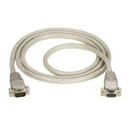 Black EDN12H-0005-MF Db9 Extension Cable With Emirfi Hoods,