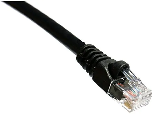 Axiom C5EMB-K15-AX 15ft Cat5e 350mhz Patch Cable Molded Boot (black)