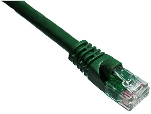 Axiom C5EMB-N15-AX 15ft Cat5e 350mhz Patch Cable Molded Boot (green)