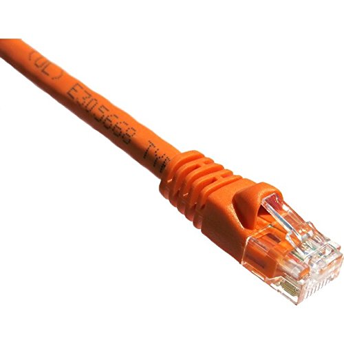 Axiom C6AMB-O100-AX 100ft Cat6a 650mhz Patch Cable Molded Boot (orange