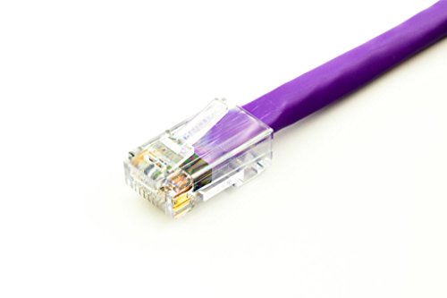 Axiom C6NB-P1-AX 1ft Cat6 550mhz Patch Cable Non-booted (purple)