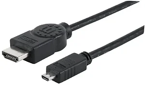 390538 | Manhattan 6 FT 4K HDMI Cable with Micro Connector