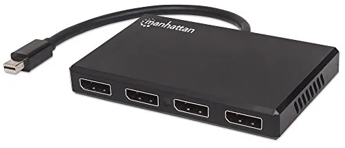 Manhattan 207744 Mini Displayport To 4-port Displayport Splitter Hub W