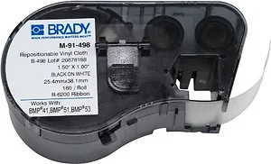 M-91-498 | Brady M Series CleanLift Repositionable Vinyl