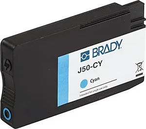 J50-CY | Brady Cyan Ink Cartridge for BradyJet J5000 Printer