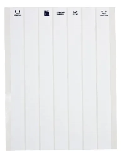 LAT-6-747-10 | Brady LASERTAB POLYESTER LABELS 1