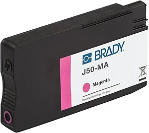 J50-MA | Brady Magenta Ink Cartridge for BradyJet J5000