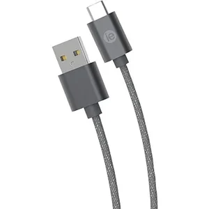 IEN-BC6C-GRY | Mizco 6FT Braided USB Type-C Cable - Durable