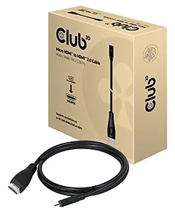 CAC-1351 | Club 3d Micro HDMI to HDMI 2.0 Cable - 1M