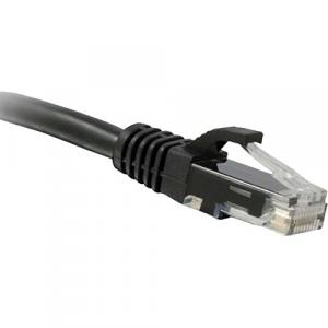 Enet C5E-BK-30-ENC Cat5e Black 30 Foot Patch Cable With Snagless Molde